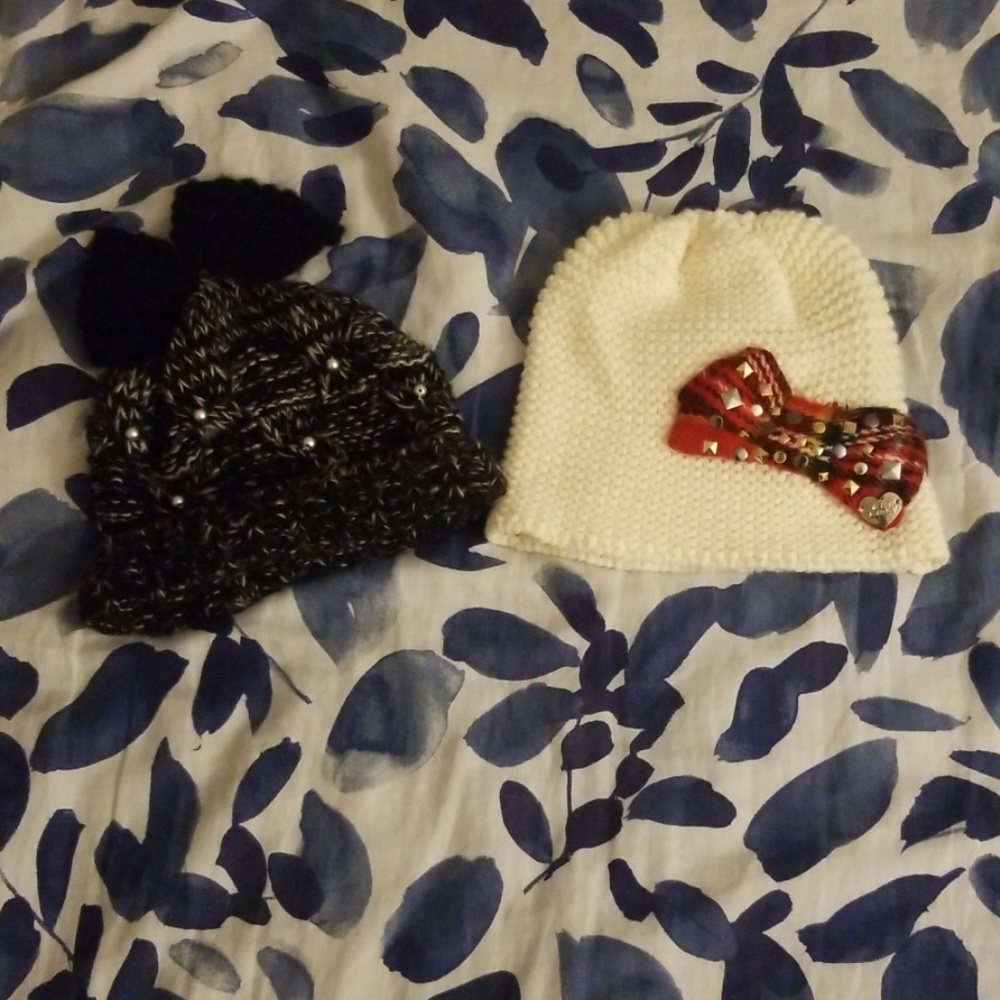 Betsey Johnson beanie bundle